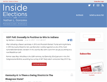 Tablet Screenshot of insideelections.com